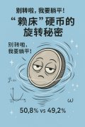 抛硬币的概率是1:1？科学家发现：硬币有“偏心”，证据确凿