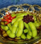 香糟毛豆的做法